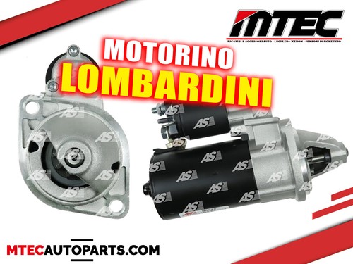 Motorino avviamento lombardini - avviamento,