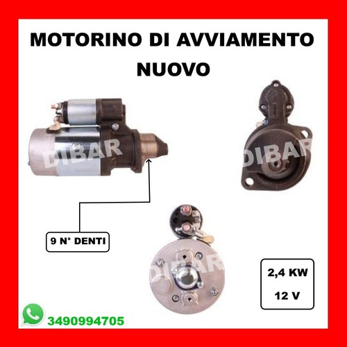 Motorino avviamento nuovo - avviamento,